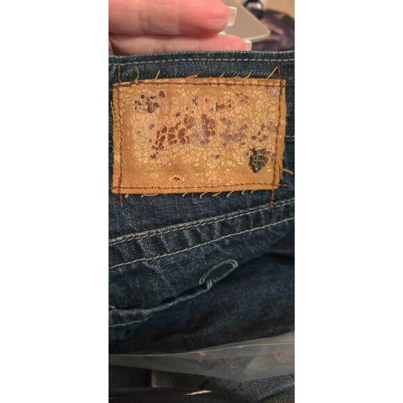 Ecko vintage Y2K dragon design jeansW30 L32 streetwear wide leg straight - Picture 12 of 12